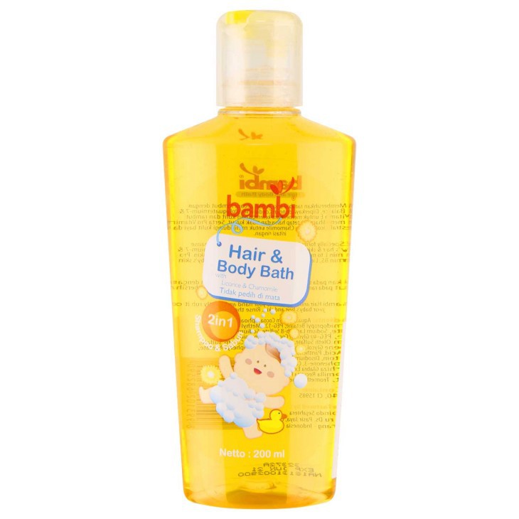 Bambi Hair &amp; Body Bath 2 in 1 200ml