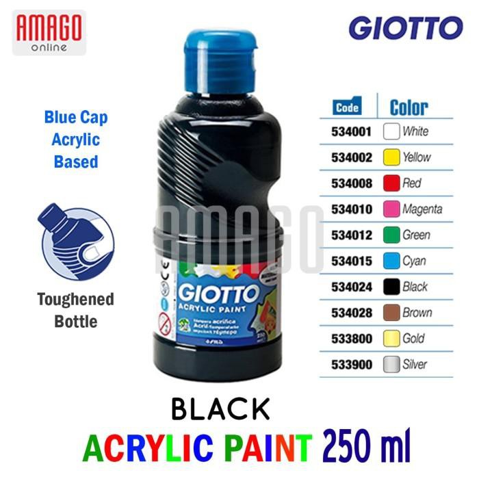 

Fuji | Giotto Acrylic Paint - Black - 250 Ml - 534024 Murah Meriah Ready