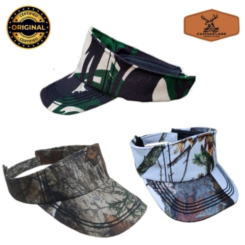 Topi hunting topi camo berburu / Topi loreng / Topi Golf Wanita Original Camo Cewek Srorty Senam Aer