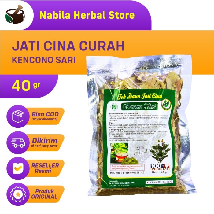 

Teh Daun Jati Cina Curah Kencono Sari Detox Obat Herbal Diet Pelangsing