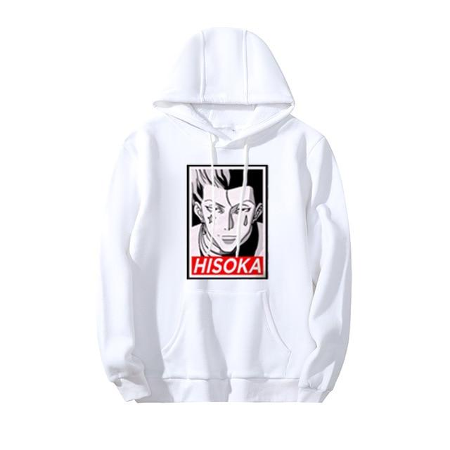 Sweater Anime HUNTER x HUNTER Hoodie HISOKA MOROW V1 Jumper Pria Wanita Bahan Fleece Ukuran S M L XL XXL XXXL
