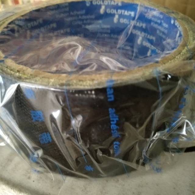 

Lakban hitam 48 mm / Lakban Kain 4.8 cm / Cloth Tape Goldtape 2