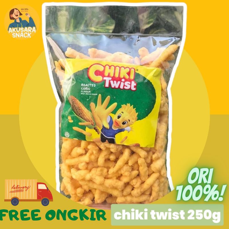 

CHIKI TWIST JAGUNG BAKAR 250G SNACK REPACK BRANDED ASLI 100%