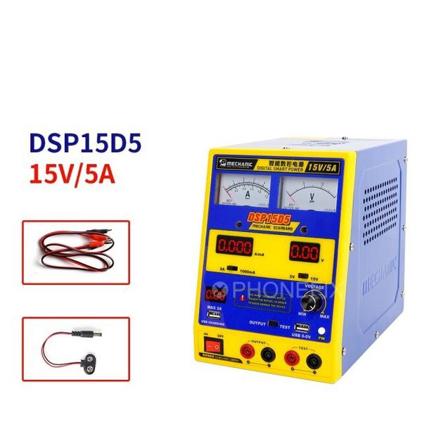 POWER SUPPLY MECHANIC DIGITAL ANALOG DSP15D5 15V 5A ORIGINAL