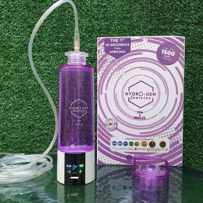 HydroGen Fontaine PEM & Inhaler Ungu (Promo Price)