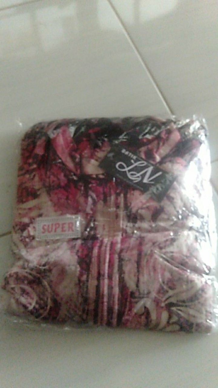 Gamis Twil Ori Model Canda Rempel - Gamis Twil Batik Abstrak Asli - Halus Nyaman Di Pakai