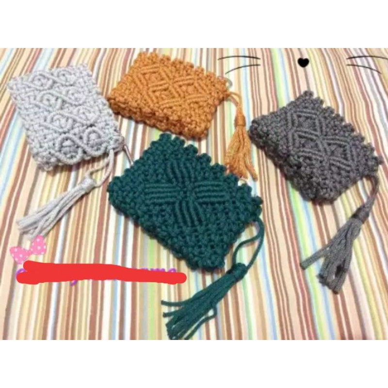 Dompet Mini Tali Kur l Dompet Keren l Tas Rajut TERMURAH