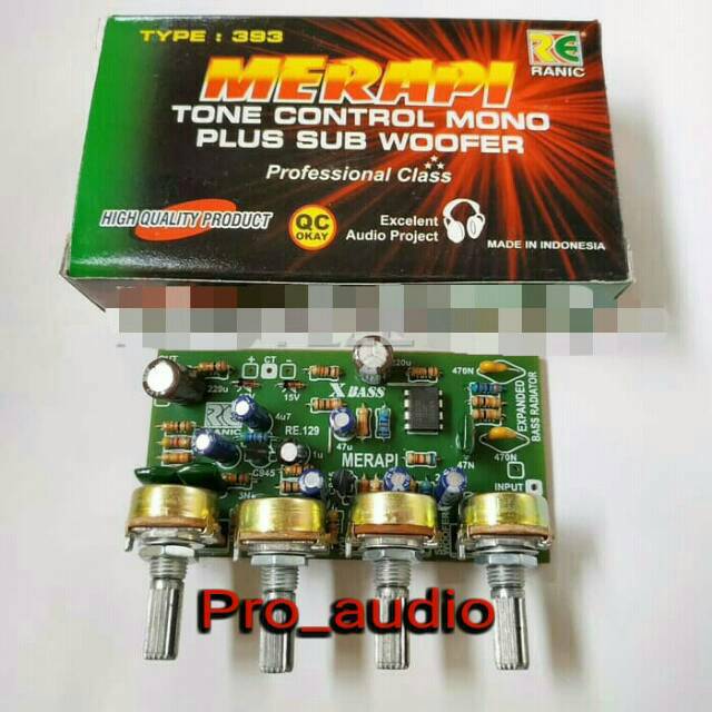 Kit Tone Control Mono plus Subwoofer