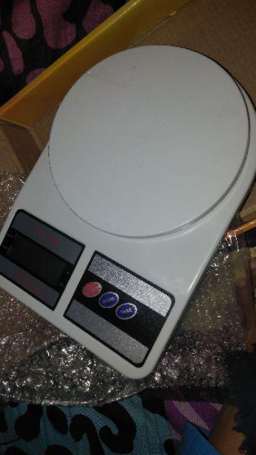 Timbangan Digital Dapur Sf400 Collour 10 Kg 1 Gr Kitchen Scale Tepung Kue Roti Buah Led Backlight