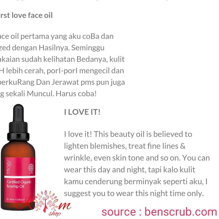 THC Share in Jar TRILOGY Certified Organic Rosehip Oil Antioxidant + / Rose Hip .