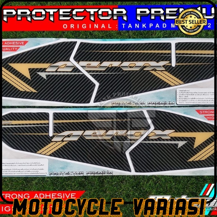 Sticker Stiker Resin Timbul Sidepad New Aerox 155 connected 2020 2021