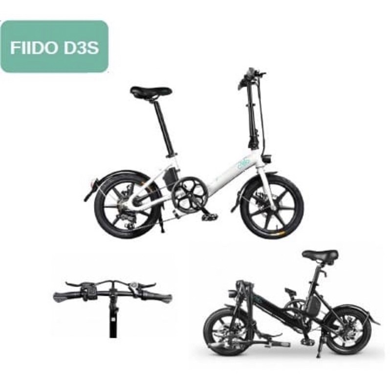FIIDO D3S Folding Electric 7.8Aha Bike 16Inch Sepeda Lipat Listrik