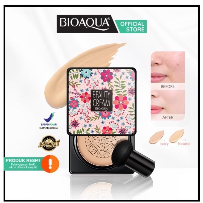 BIOAQUA BEAUTY CREAM Bioaqua bb cushion whitening Beauty cream - BPOM