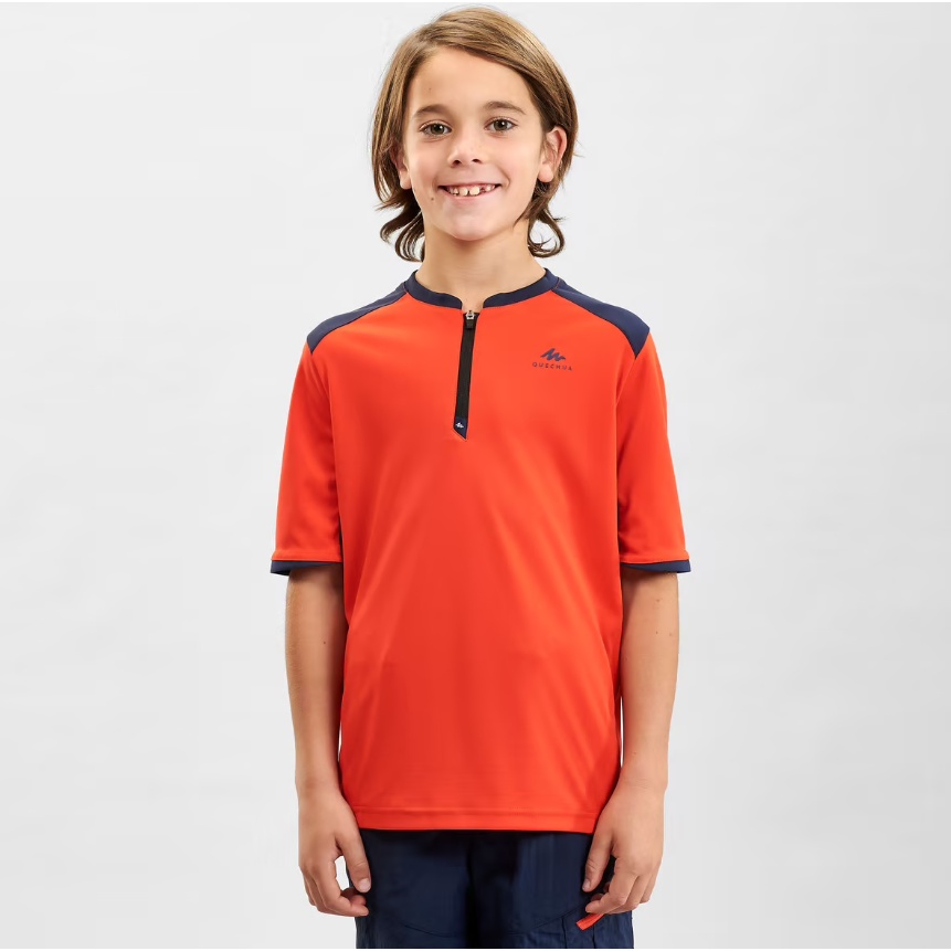 QUECHUA MH550 Kaos Anak Laki-Laki T-Shirt Hiking Ringan