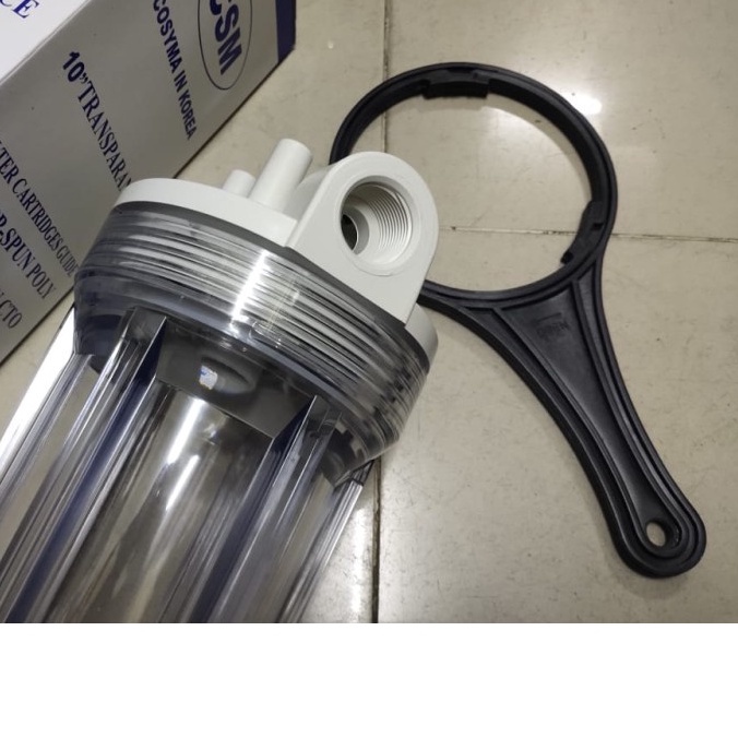 Tempat saringan filter air 10&quot; /Water filter housing clear/SARINGAN AIR SUMUR/PENYARING KRAN AIR