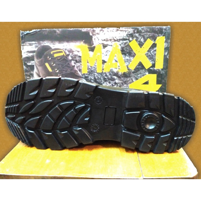 Gr20G202 Sepatu Safety Krisbow Maxi 4 Inch - Hitam, 39 Hh300H