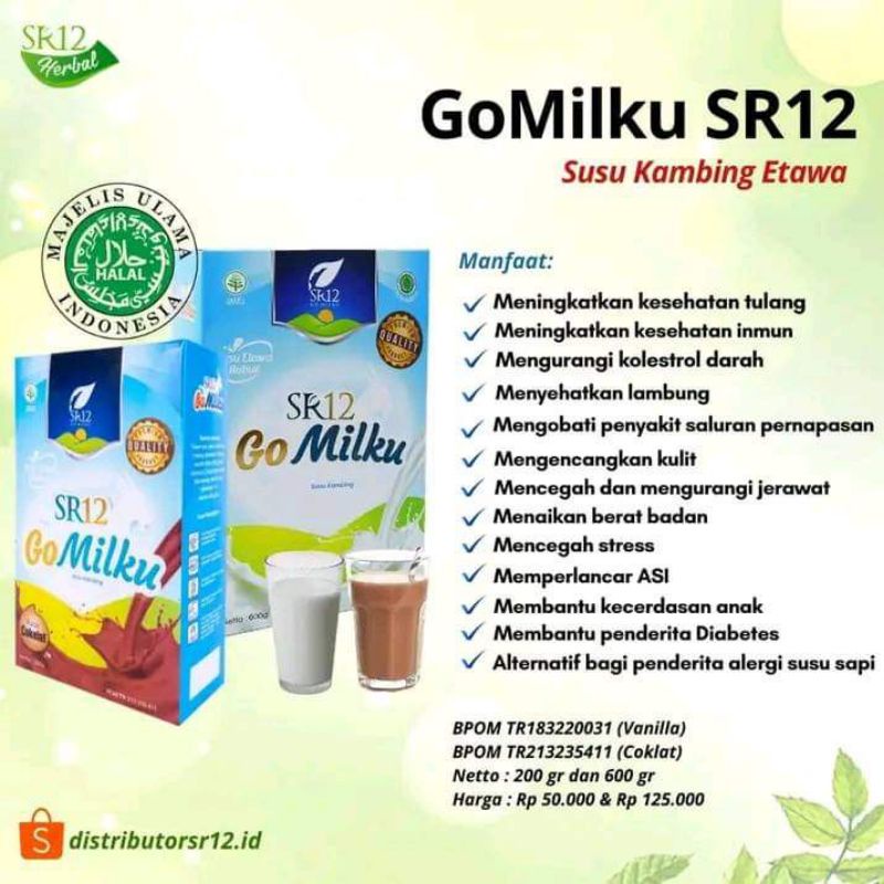 

GOMILKU SR12 COKLAT 200gr