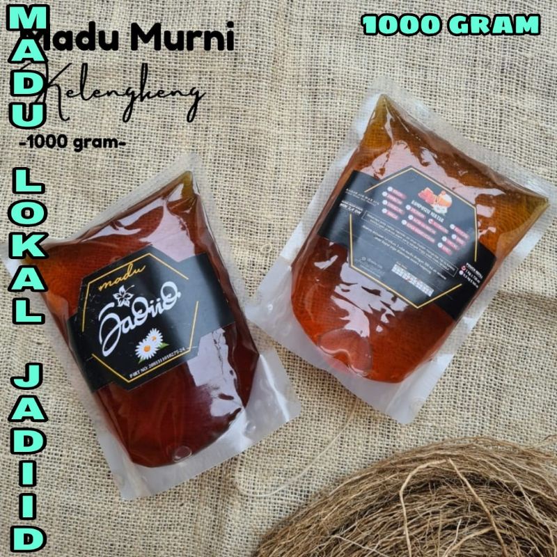 

MADU LOKAL JADIID TERNAK ASLI ~ MADU KELENGKENG ~ MADU MULTI FLORA ~ 1000 GRAM (1 KG)