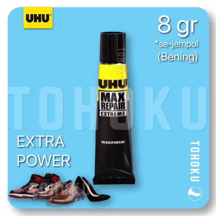 

(BISA COD) Lem Sepatu / Keramik / Lem Super - Uhu Repair MAX