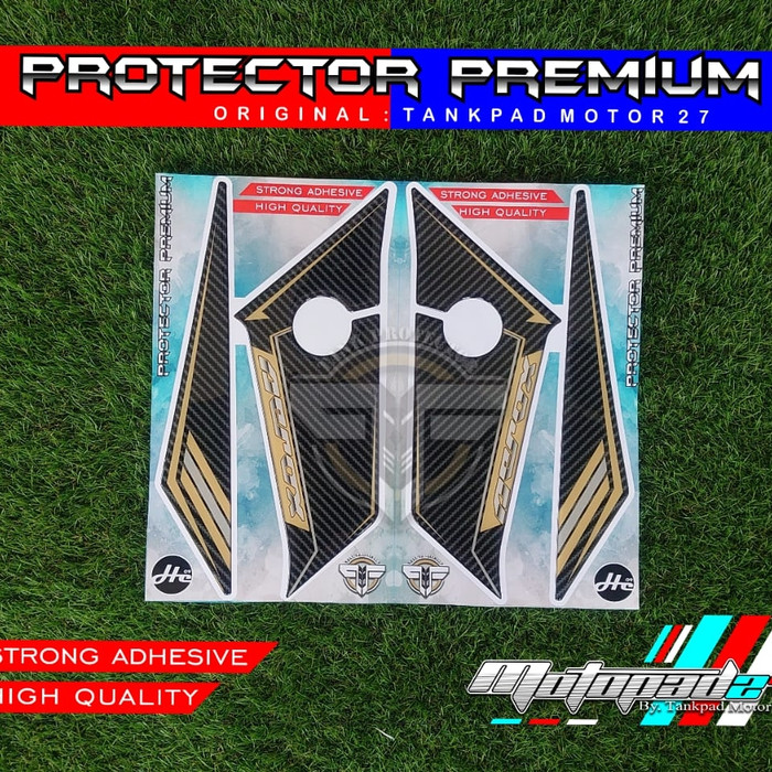 Sticker Stiker Resin Timbul Premium Body Samping Yamaha New Aerox 155