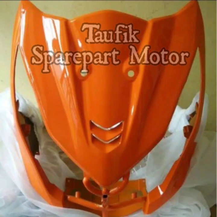 Kap Tameng Body Depan Honda BeAT FI Warna Orange