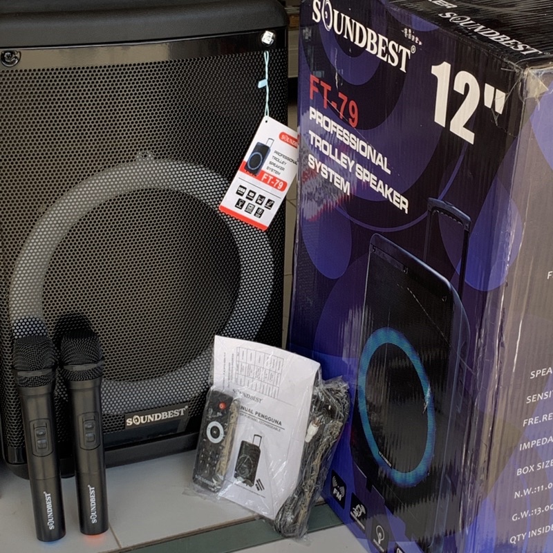 Speaker Soundbest FT79 12 Inch / Speaker Portable