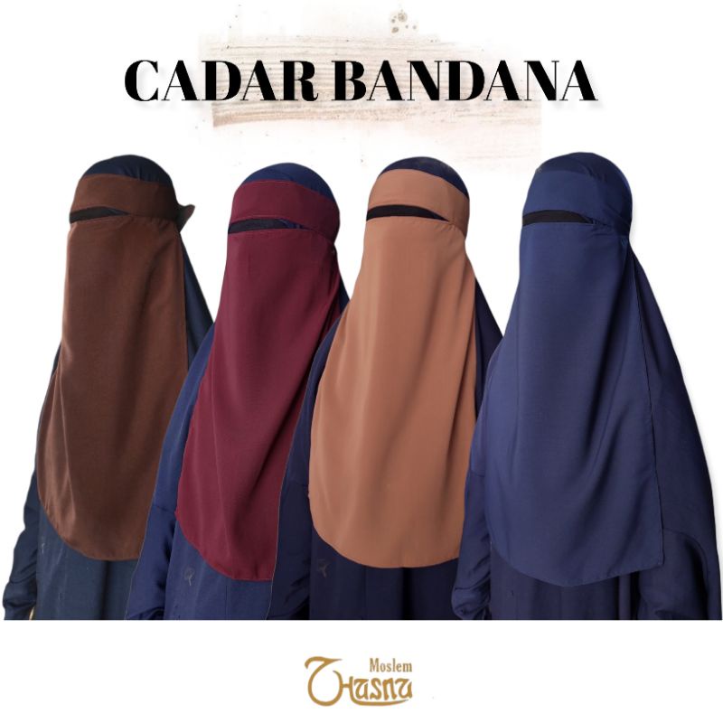 CADAR BANDANA MURAH | Cadar bandana hasna | cadar murah | cadar safar | Niqob bandana