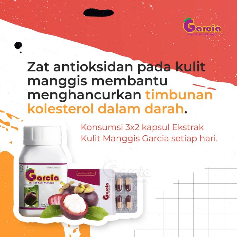 GARCIA EKSTRAK KULIT MANGGIS ISI 60 KAPSUL - ED 03/2026