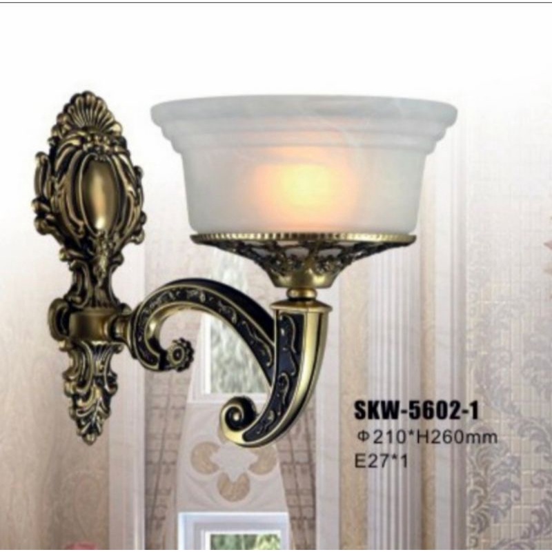 Lampu Hias Dinding Klasik Dekorasi Ruang Tamu 5602-1