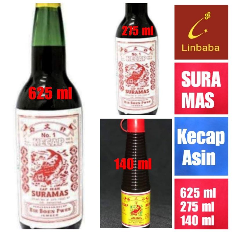 

Kecap Asin Suramas botol plastik