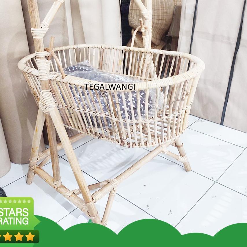 Tidak Diragukan.. KERANJANG ROTAN BAYI LAKI-LAKI DAN PEREMPUAN AYUNAN