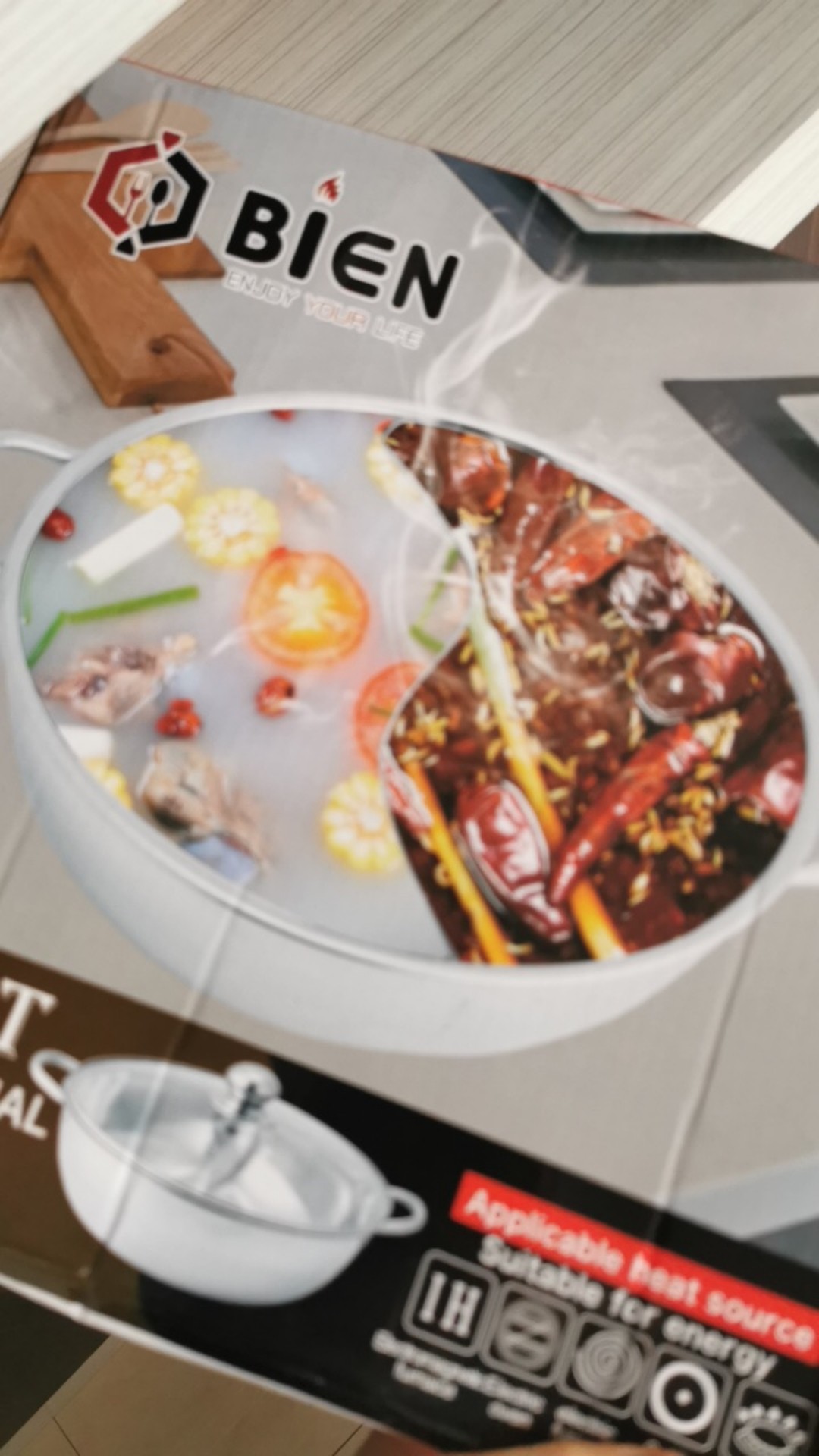 Panci Shabu Sekat 30/ Shuki Shabu 30cm Stainless Steel