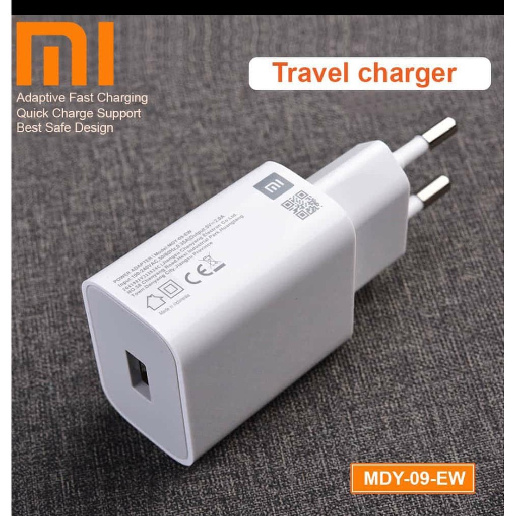 Travel Charger Xiaomi 18W Fast Charging Qualcomm 3.0 Original Casan Xiaomi Usb Micro Type C