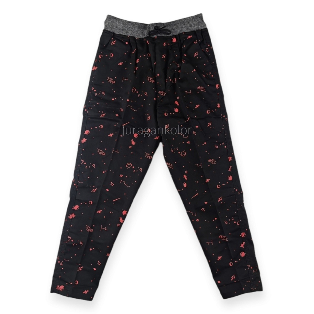 Celana Panjang Anak Cowok Laki-Laki Chino Distro Motif Twill Stretch