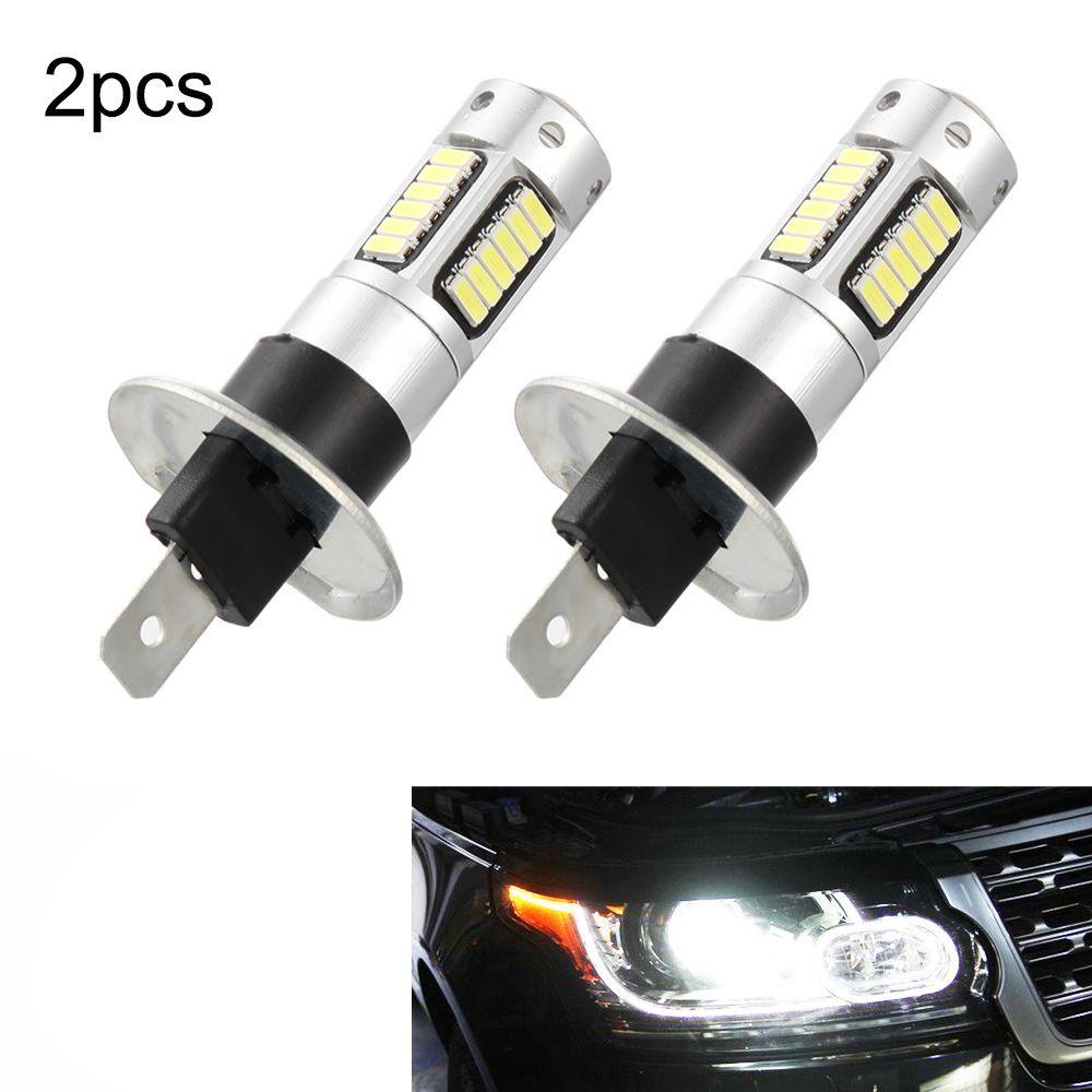 Populer 2pcs Lampu Kabut Mobil 6500K LED Interior Super Terang DRL