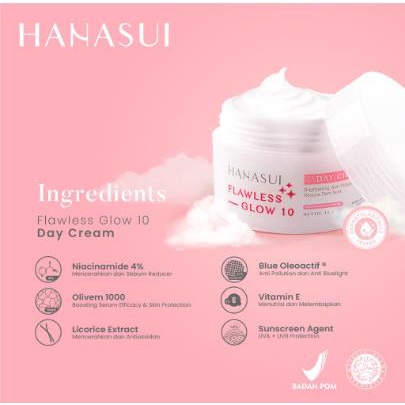 [SEPAKET] * NCC * Hanasui Flawless Glow 10 Series Rangkaian Paket Skin Care Set Skincare