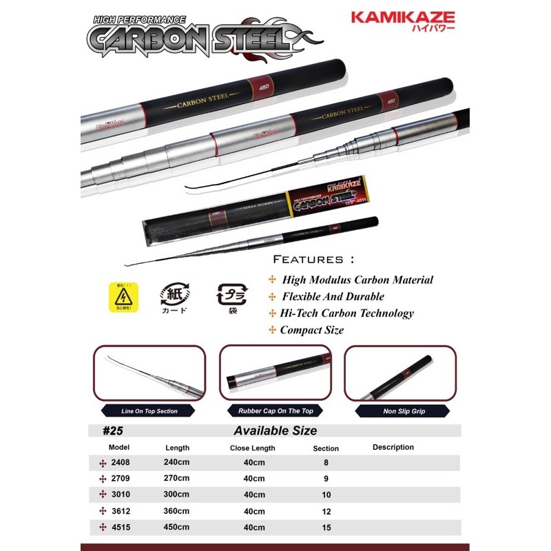 TEGEK KAMIKAZE CARBON STEEL