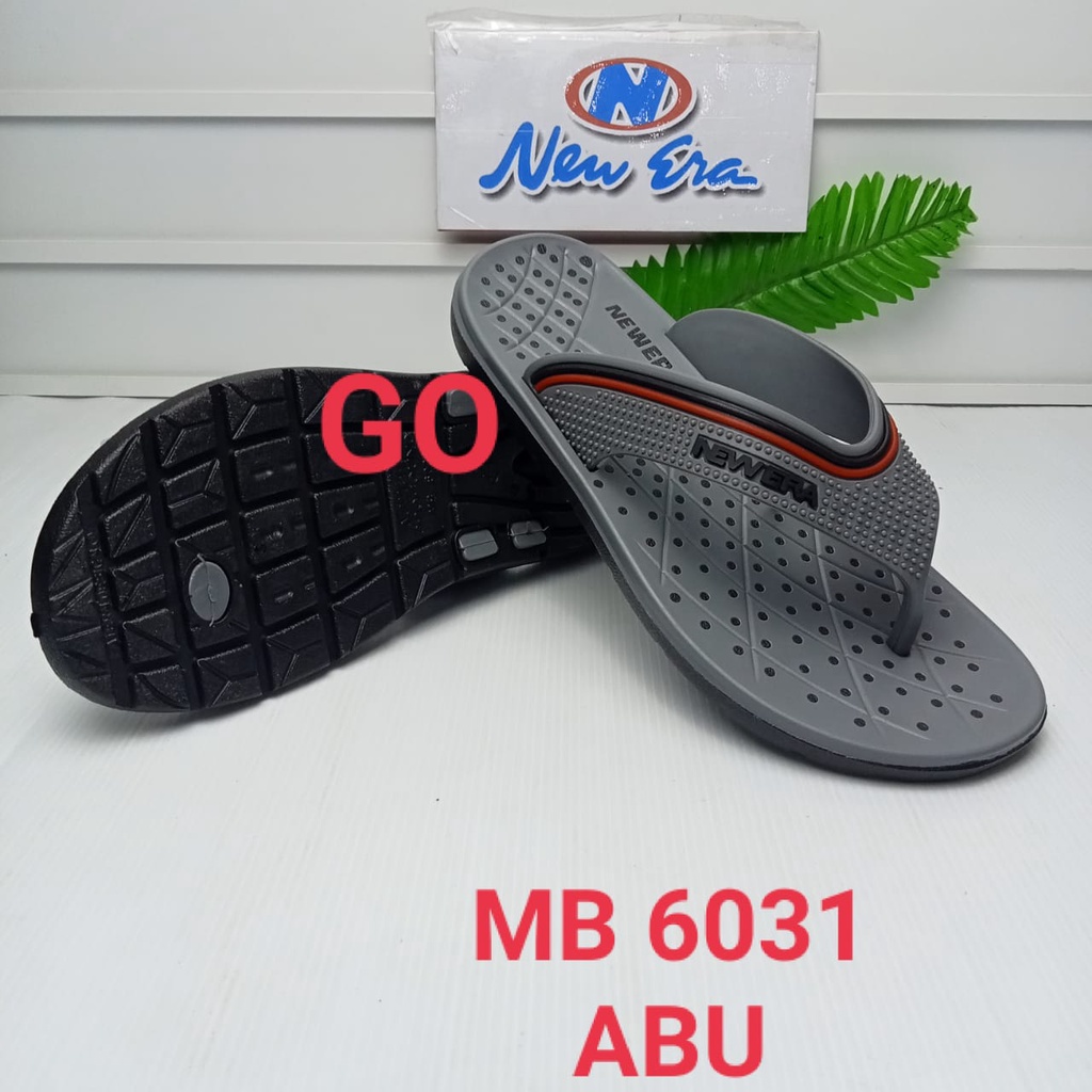 gos NEW ERA MB 6031 Sandal Jepit Pria Dewasa Casual Sendal Laki Perempuan Size 38-44