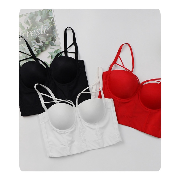 KINDSTORE❤ | Bra Wanita Segitiga Sling Rompi Model Dasar Bra Push Up Bentuk Badan