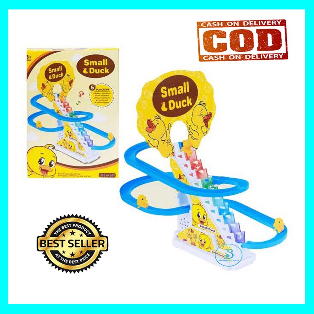 WU - Mainan Anak Seluncur Tangga Bebek - Slide Bebek  -Track Racing Seluncur Bebek