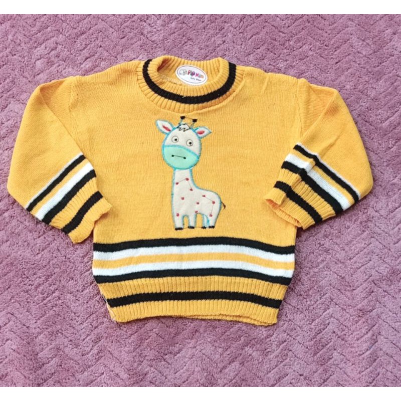 Baju Sweater Bayi 6-12 bulan Murah Jaket Bayi Baju Dingin Bayi Sweter Bayi  Jaket Siet Bayi  Baju Sepeda Motor Bayi