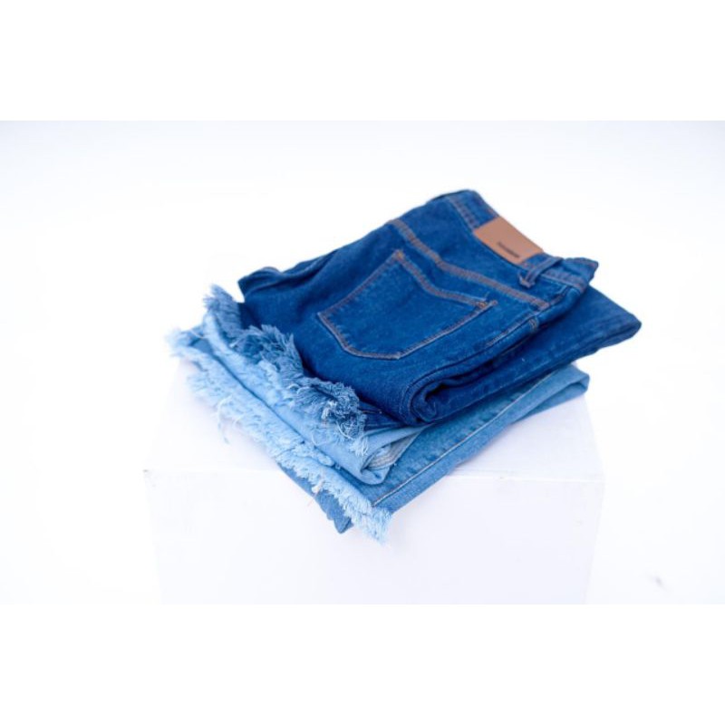 Highwaist kulot jeans wanita Rawis