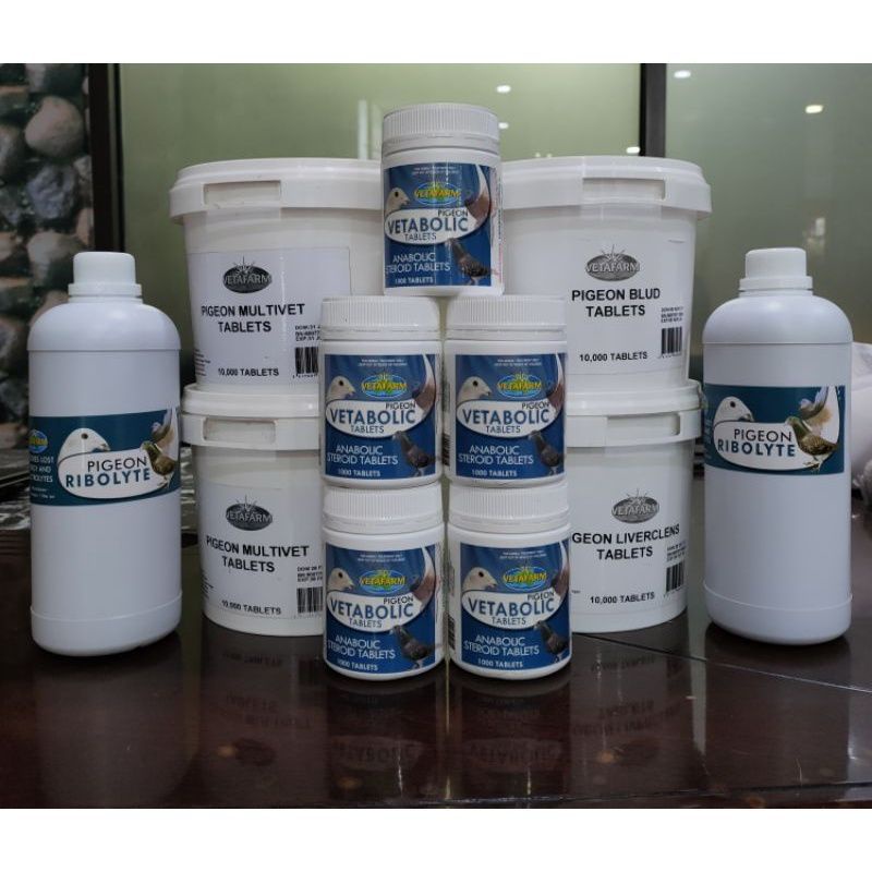 OBAT BURUNG DARA JAMU MERPATI VETABOLIC VETAFARM VITAMIN IMPOR