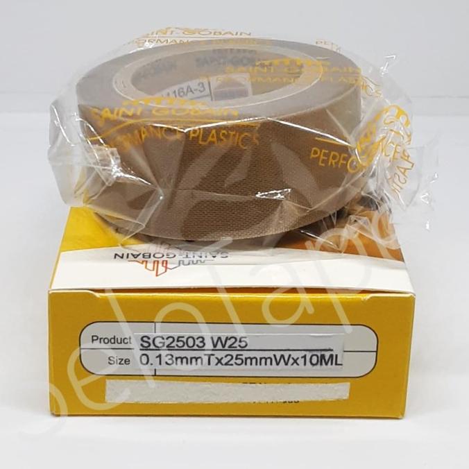 

PTFE Coated Fiberglass Tape Saint Gobain 25mm