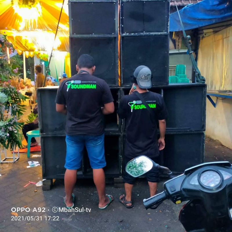 SOUNDMAN INDONESIA (SENIMAN DI BALIK LAYAR) KAOS SOUND SYSTEM TERLARIS