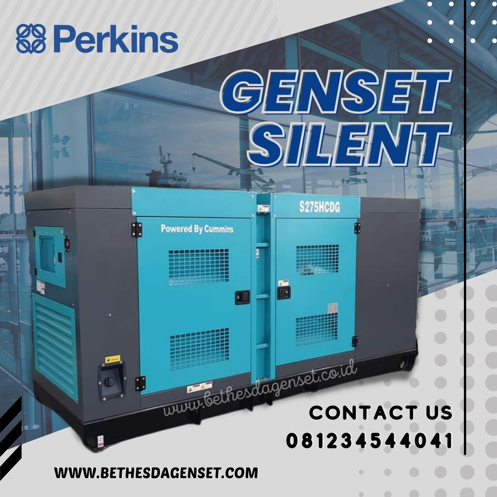 Genset Perkins 80 Kva Ultra Silent