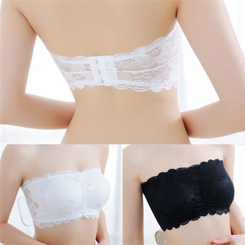 BRA Sexy Model Tanpa Tali plus Busa QN16 Crop Top Kemben Bandeau Sexy