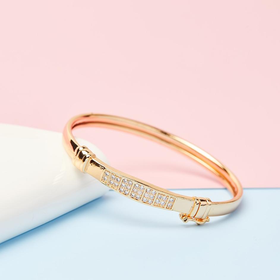 Tren Kekinian.. Y073 Gelang Wanita Berlian Berlapis Emas Wanita Korea Fashion Wanita Gelang