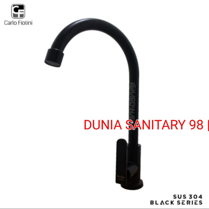 Kran kitchen sink Gold Stainless Black keran Cuci piring Emas meja