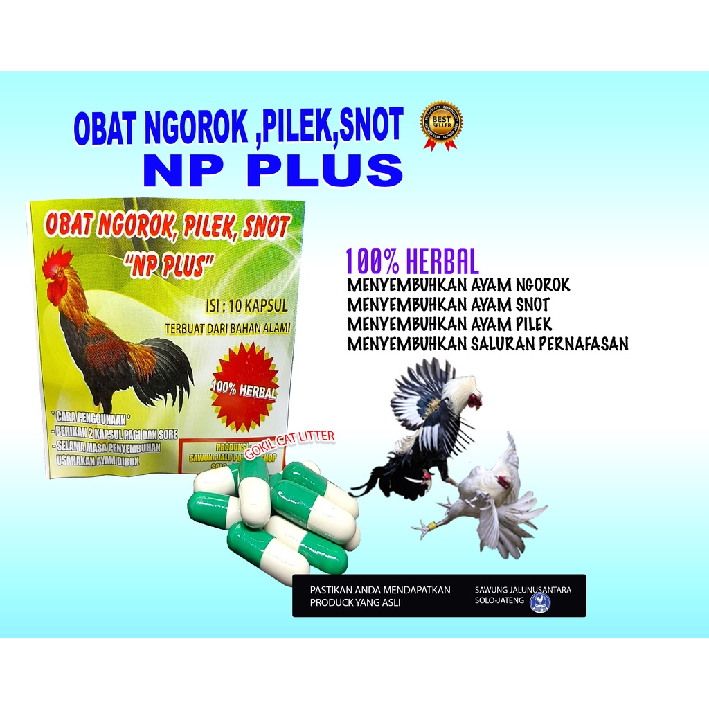 NP PLUS-OBAT NGOROK AYAM-ANTI SNOT AYAM-OBAT PILEK-OBAT PERNAFASAN AYAM-PENGUAT NAFAS AYAM